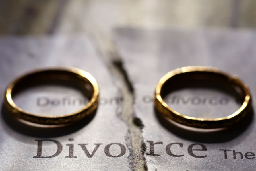 active-duty military divorces