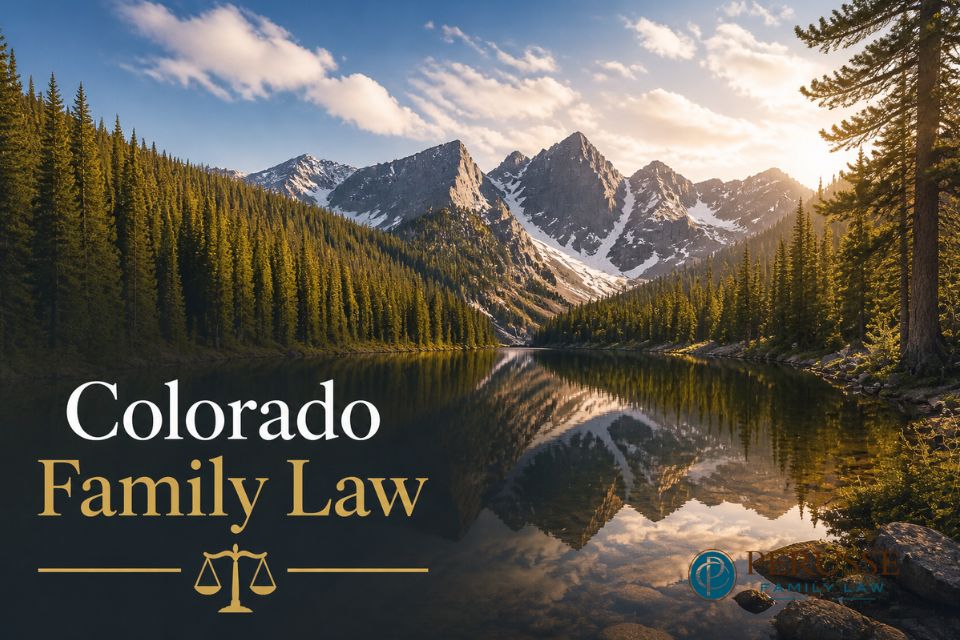 Experienced family law attorney counseling a client through divorce or child custody matters in Colorado.